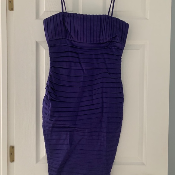 Calvin Klein Purple Dress with optional straps - Picture 2 of 3